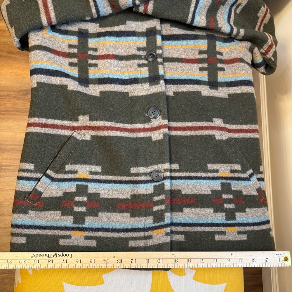Pendleton Women’s Wool Blend Tobbogan Coat Size Large NWT - Picture 8 of 12